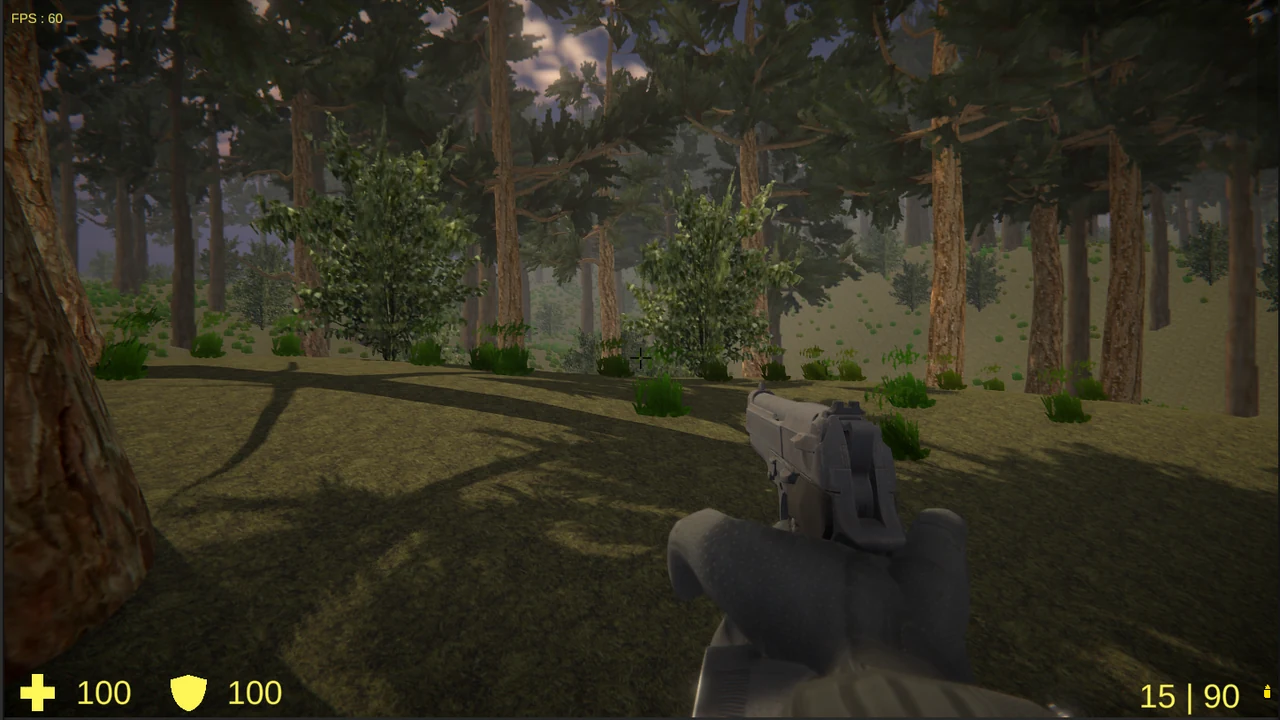 Vecta — archived legacy PC gameplay on the old forest map