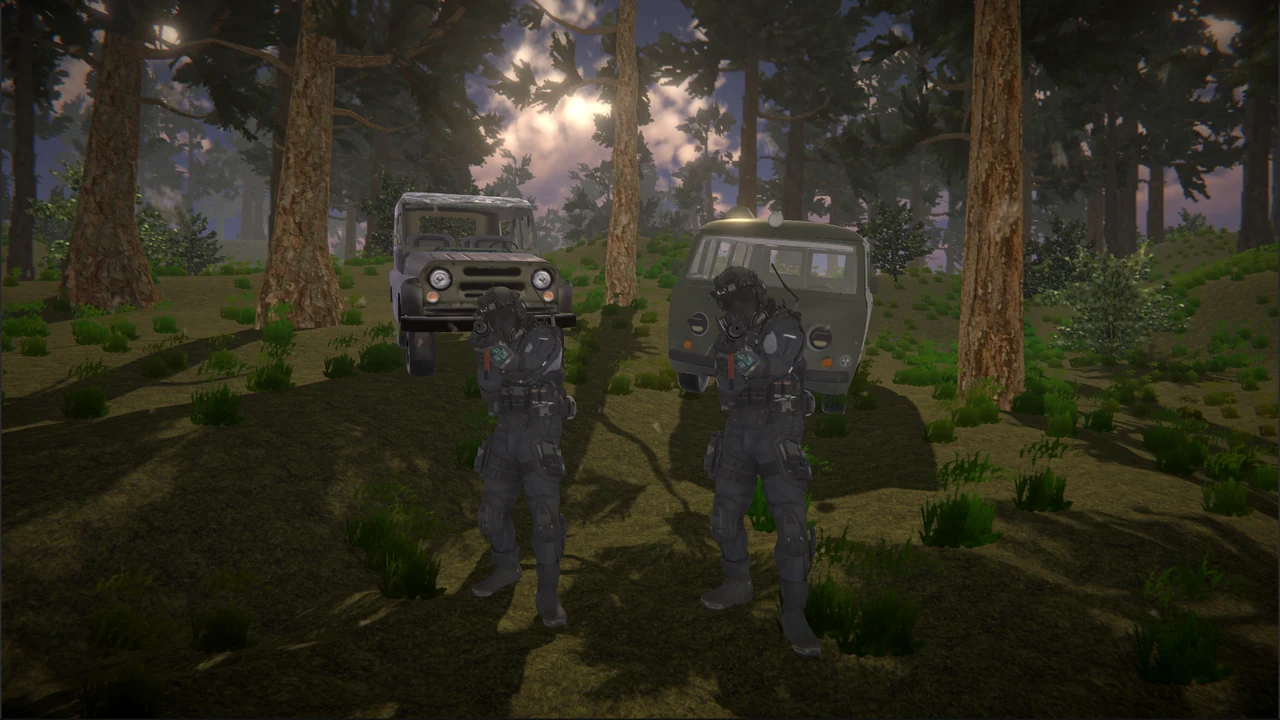 Vecta — original legacy PC character models; the old forest map is not the current map